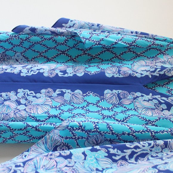 Lilly Pulitzer Blue and Purple Mini Dress - Picture 7 of 8